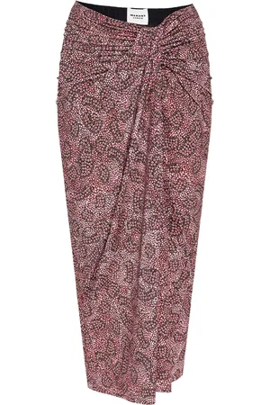 Marant Etoile Gonna midi Jeldia con stampa grafica