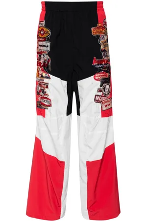 DOUBLET Pantaloni sportivi a inserti