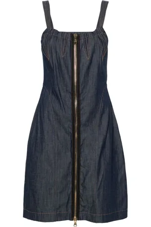 Vivienne Westwood Abito denim con zip anni 2000
