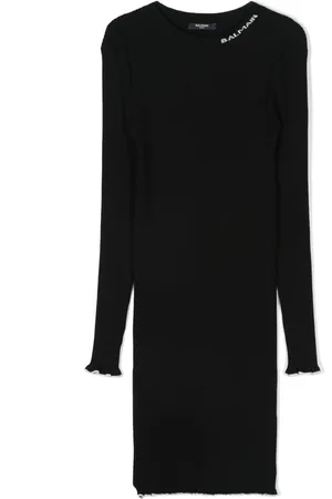Balmain Abito con logo jacquard
