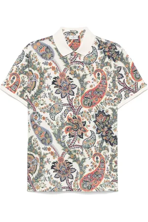 Etro Polo con stampa paisley
