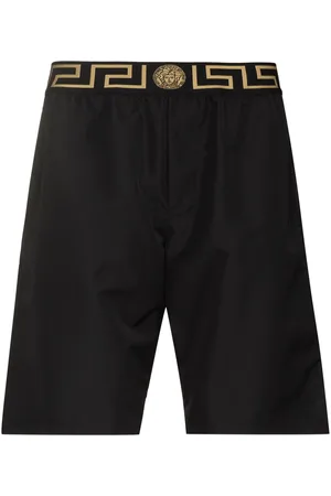 VERSACE Costume da bagno con bordo Greca