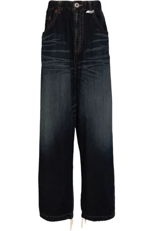 Maison Mihara Yasuhiro Jeans con applicazione