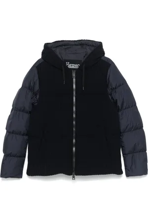 HERNO Piumino con inserti in maglia