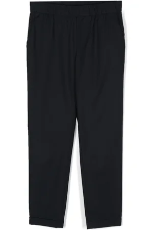 Emporio Armani Pantaloni dritti con vita elasticizzata