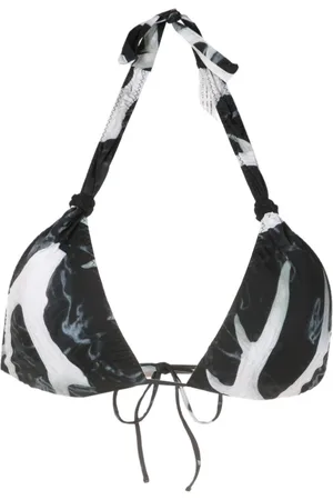 CLUBE BOSSA Top bikini Rings a triangolo