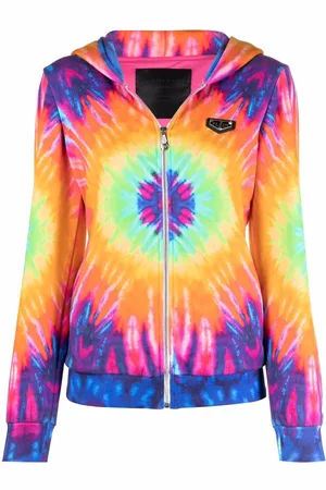 Philipp Plein Felpa con fantasia tie-dye