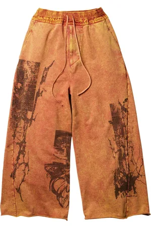JULIUS Pantaloni sportivi Rift Graphic a gamba ampia
