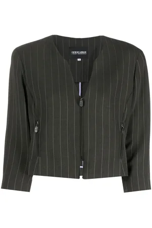 Giorgio Armani Giacca con scollo a V anni 