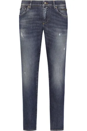 Dolce & Gabbana Jeans skinny con effetto vissuto