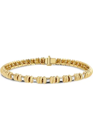 Lizzie Mandler Bracciale in giallo 18kt con diamanti