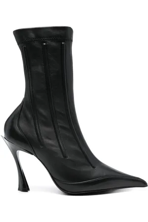 MUGLER Stivali con dettaglio goffrato 95mm
