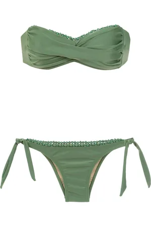 AMIR SLAMA Bikini con perline