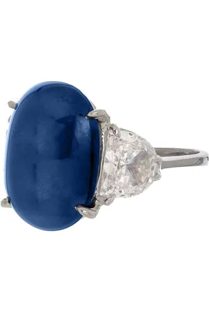 FANTASIA BY DESERIO Anello Three Stone in oro bianco 14kt