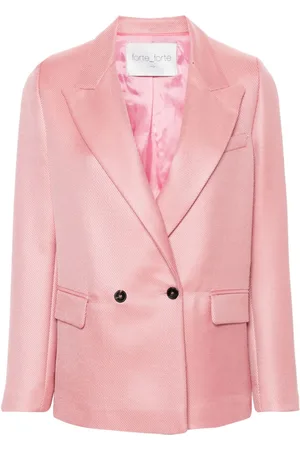 FORTE FORTE Blazer doppiopetto a righe