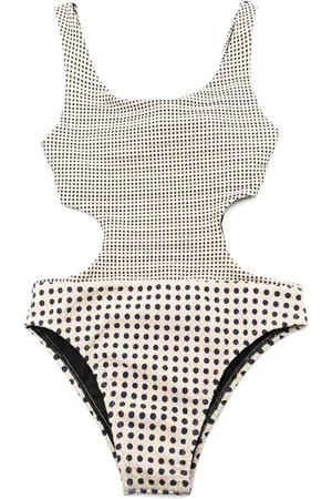 AMIR SLAMA Costume intero con dettaglio cut-out