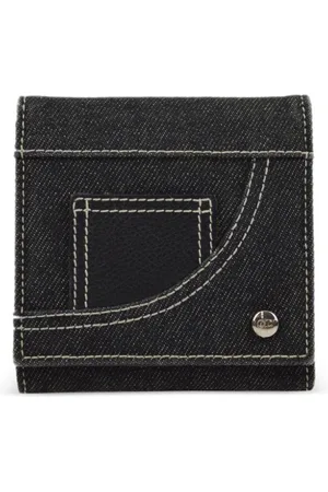 Dior Portafoglio tri-fold denim 2001