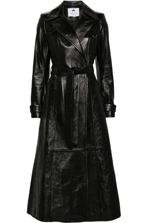 Marine Serre Trench con monogramma