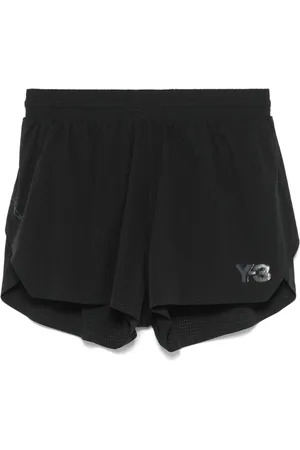 Y-3 Shorts da corsa con stampa