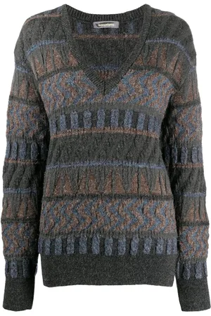 Issey Miyake Maglione con scollo a V anni 
