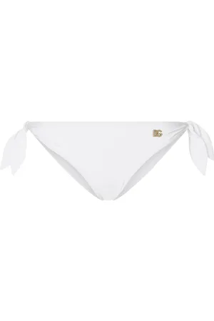 Dolce & Gabbana Slip bikini con placca logo