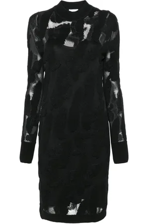 Salvatore Ferragamo Abito midi semi trasparente