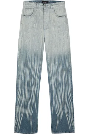 Botter Jeans dritti con effetto sfumato