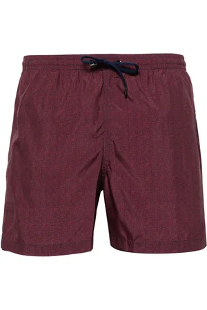 CANALI Costume da bagno con motivo geometrico