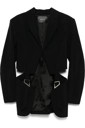 MUGLER Blazer sartoriale con fibbia