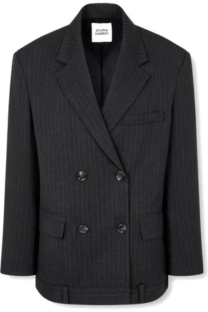 Studio Tomboy Blazer gessato doppiopetto