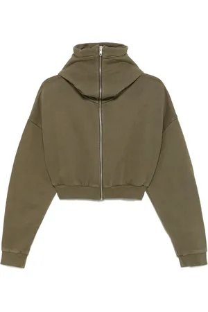 Entire Studios Felpa crop con zip