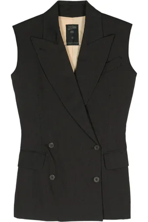 Jean Paul Gaultier Gilet doppiopetto gessato anni 