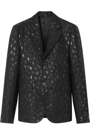 VERSACE Blazer monopetto con stampa