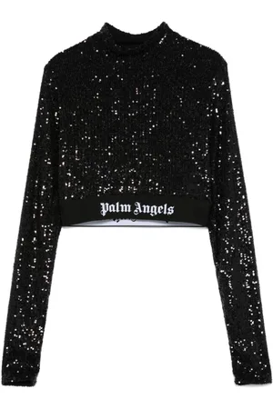 Palm Angels Top con paillettes