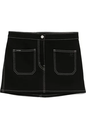 Courrèges Minigonna denim