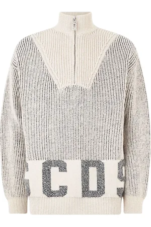 GCDS Maglione con mezza zip