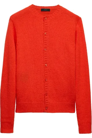 Prada Cardigan con applicazione logo