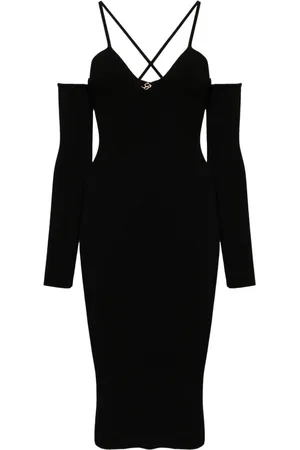 BLUMARINE Abito con maniche rimovibili