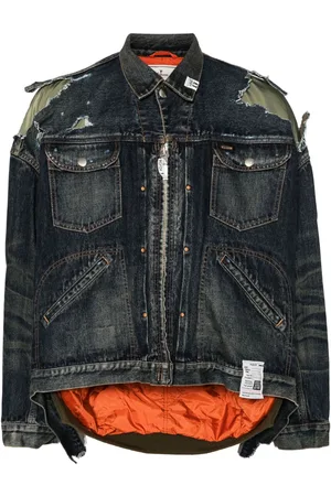 Maison Mihara Yasuhiro Giacca denim con design a strati