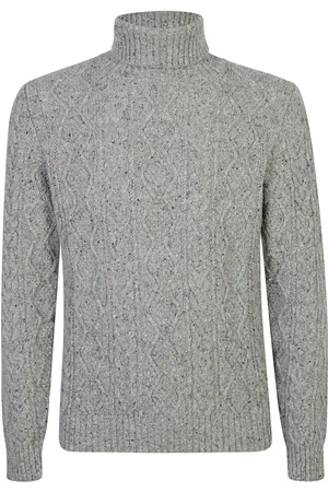 CENERE GB Maglione a collo alto