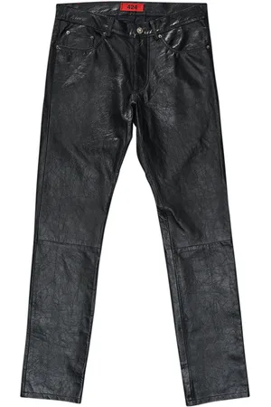 424 FAIRFAX Pantaloni slim in pelle