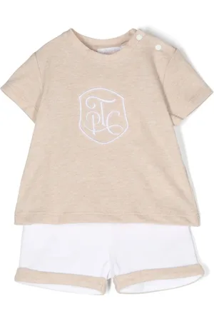 PATACHOU Set shorts con logo ricamato