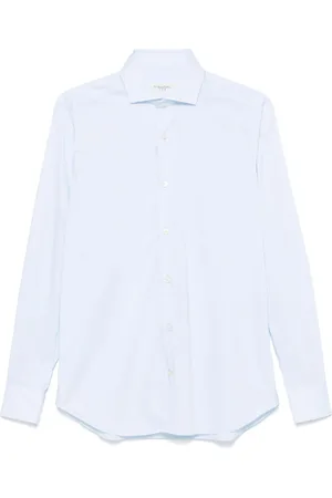 Tintoria Mattei Camicia con spacchetto sul collo