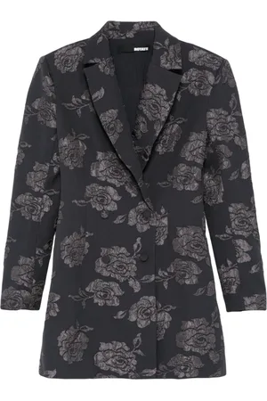ROTATE Abito corto stile blazer 3D Flower