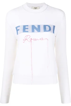 Fendi Maglione con logo jacquard