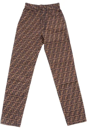 Fendi Pantaloni dritti Zucca