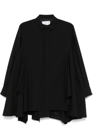SACAI Chemisier con orlo a fazzoletto