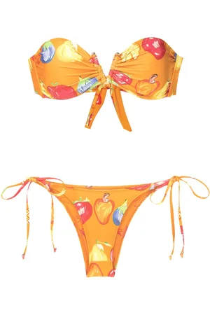 AMIR SLAMA Set bikini con stampa