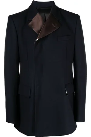 WALES BONNER Cappotto Histoire con revers a lancia