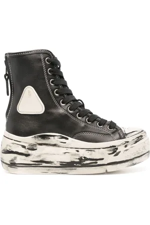R13 Sneakers Kurt con effetto vissuto